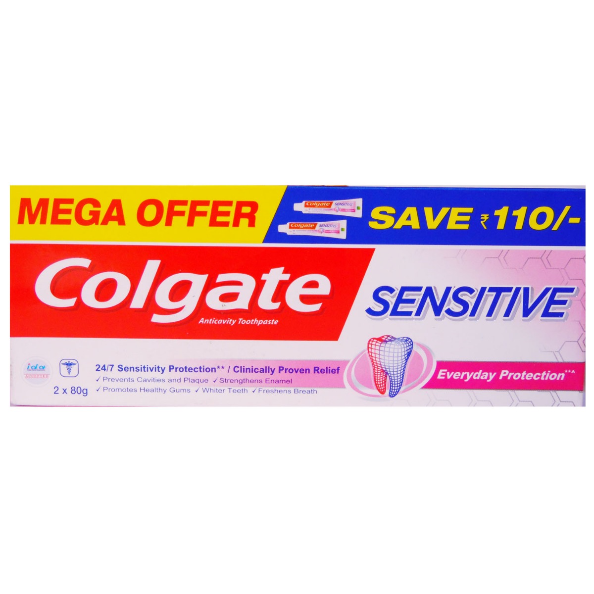 Colgate Sensitive Toothpaste 2 X 80g